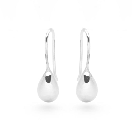 Silver Dew Drop Earrings