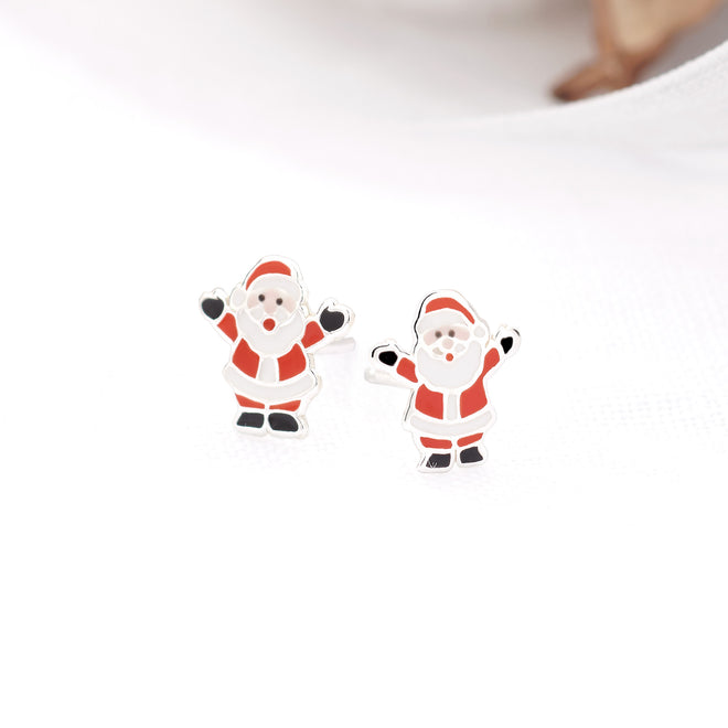 Happy Santa Studs
