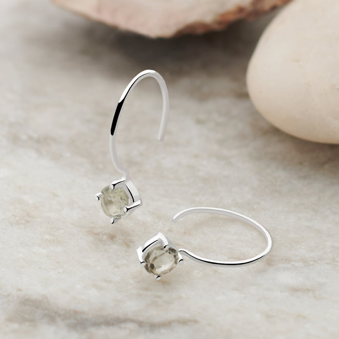 Amethyst Aura Earrings