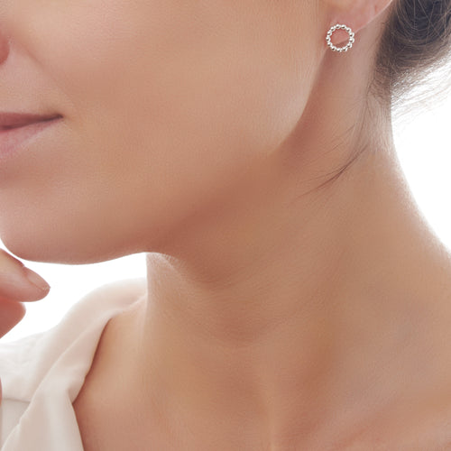 Boule Halo Earrings