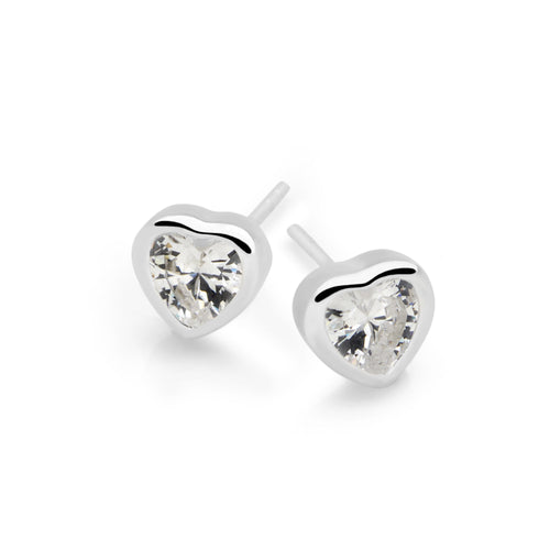 5 of Hearts Studs
