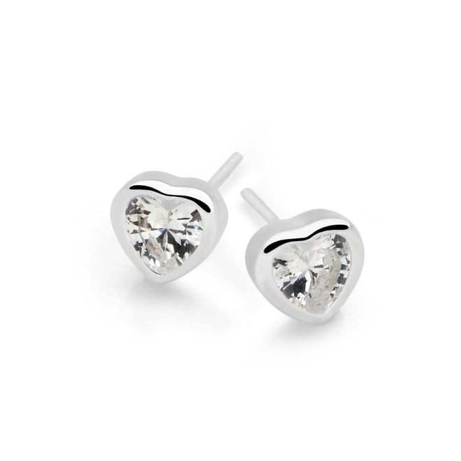 5 of Hearts Studs