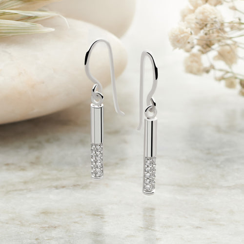 Sparkling Pillar Earrings
