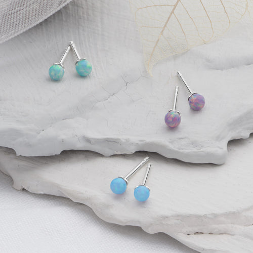 Mermaid Drop Studs (Lavender)