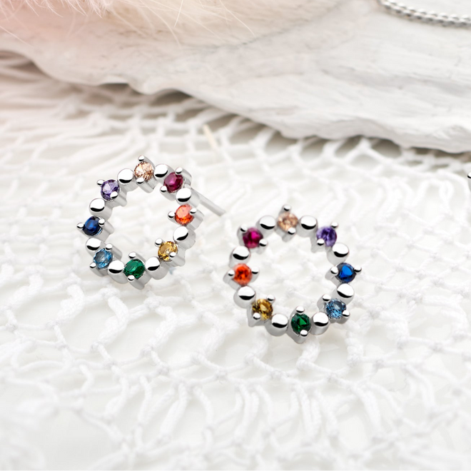 Rainbow Orion Earrings