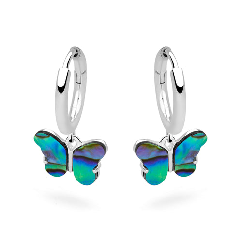 Charmed Butterfly Hoops