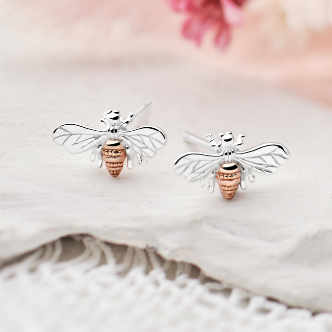 Sunset Bee Studs