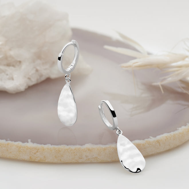 Hammered Rain Hoops