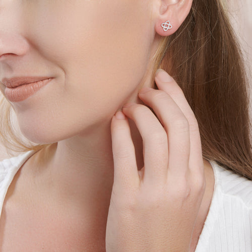 Celtic Love Knot Studs