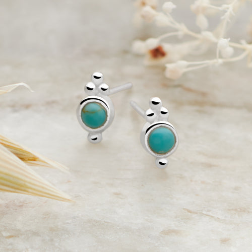 Baby Blue Studs
