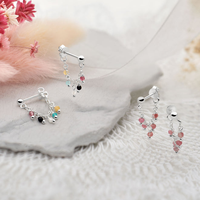Boho Tourmaline Earrings