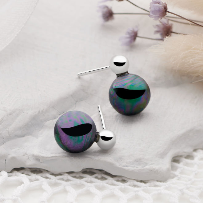 Raven Pearl Earrings