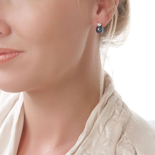 Raven Pearl Earrings