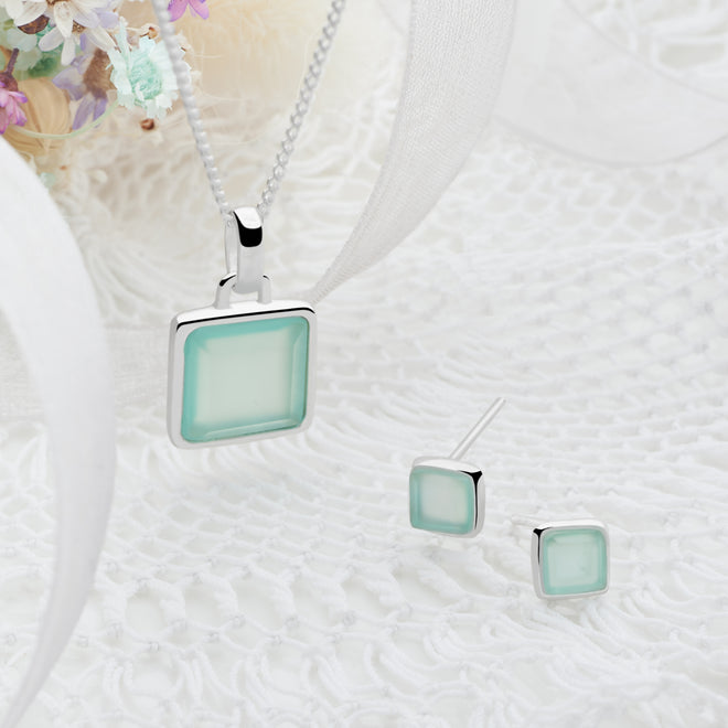 Sea Foam Studs