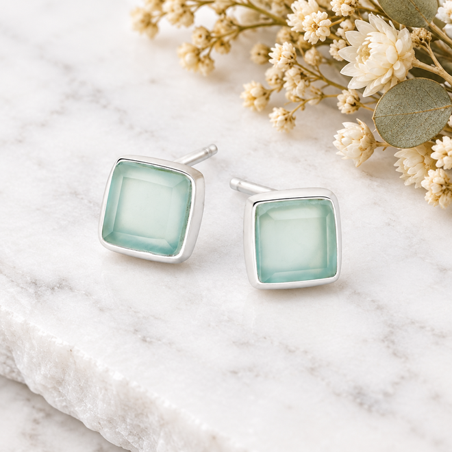 Sea Foam Studs