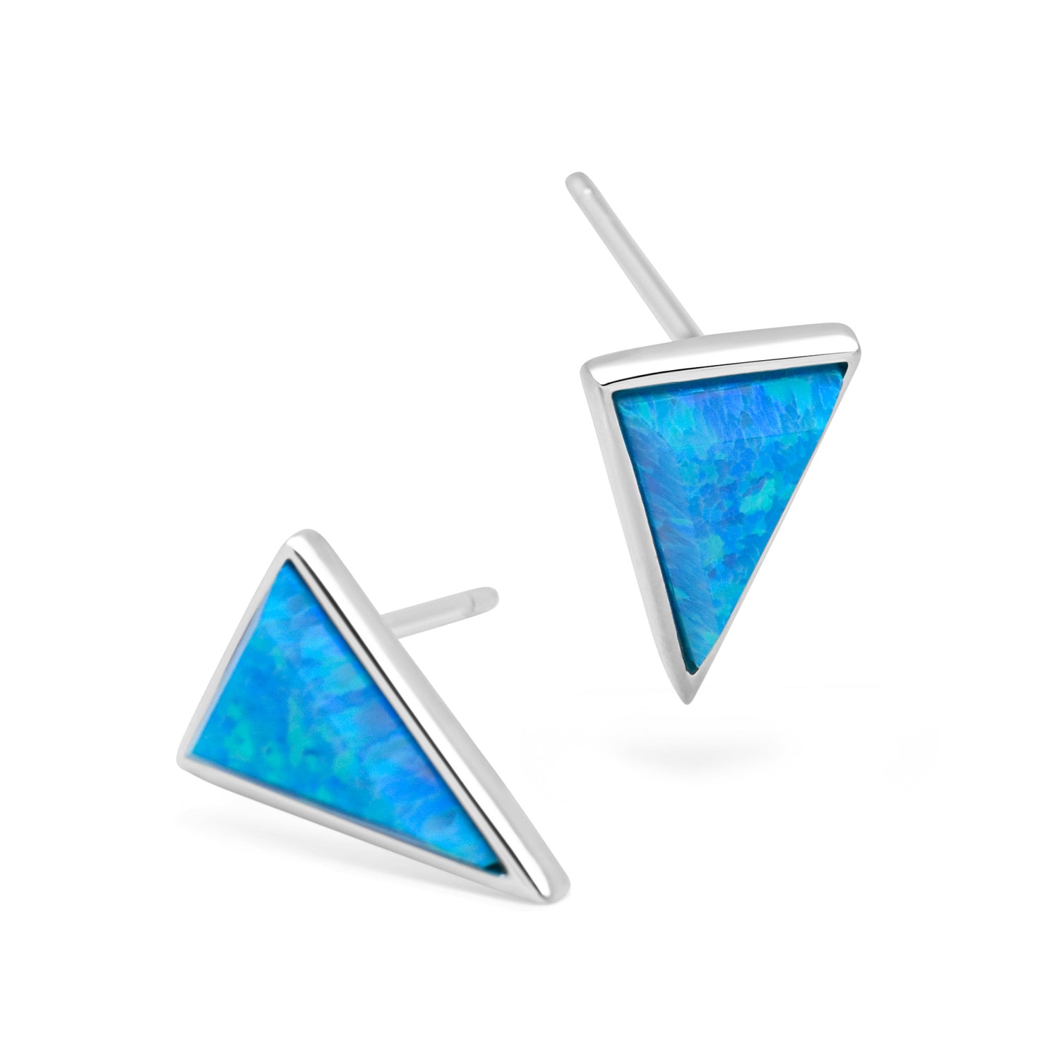 Opal Tribe Earrings Silver by Mail