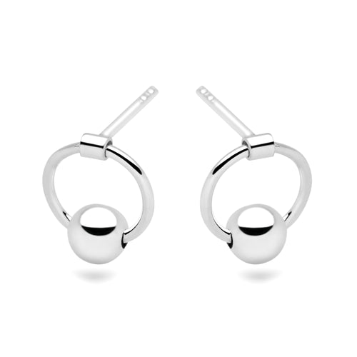 Silver Moon Studs