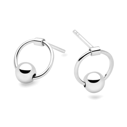 Silver Moon Studs