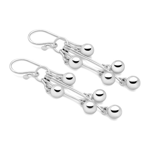 Silver Berry Earrings