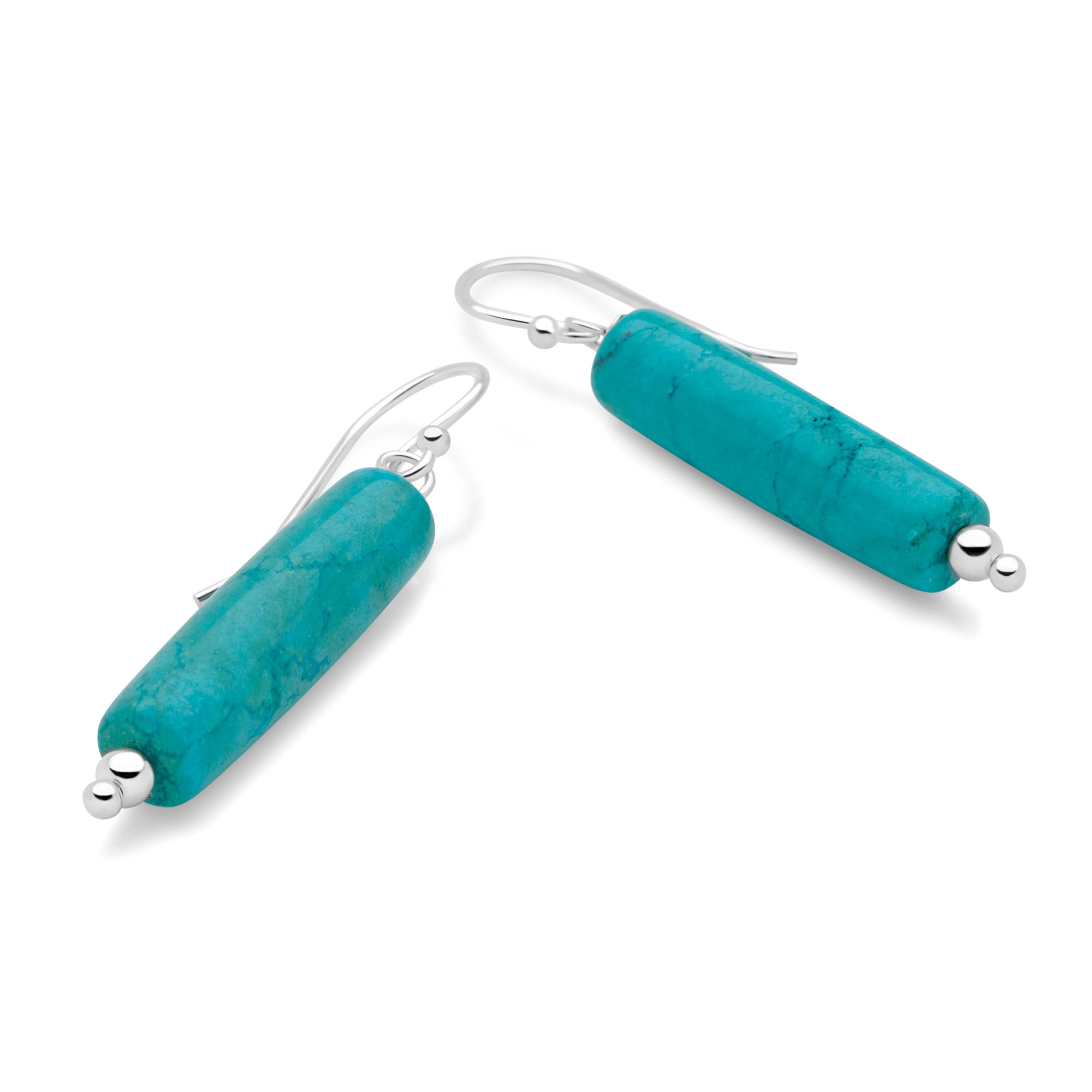 Tropical Pillar Earrings Silver Earrings E5882 Silver by Mail