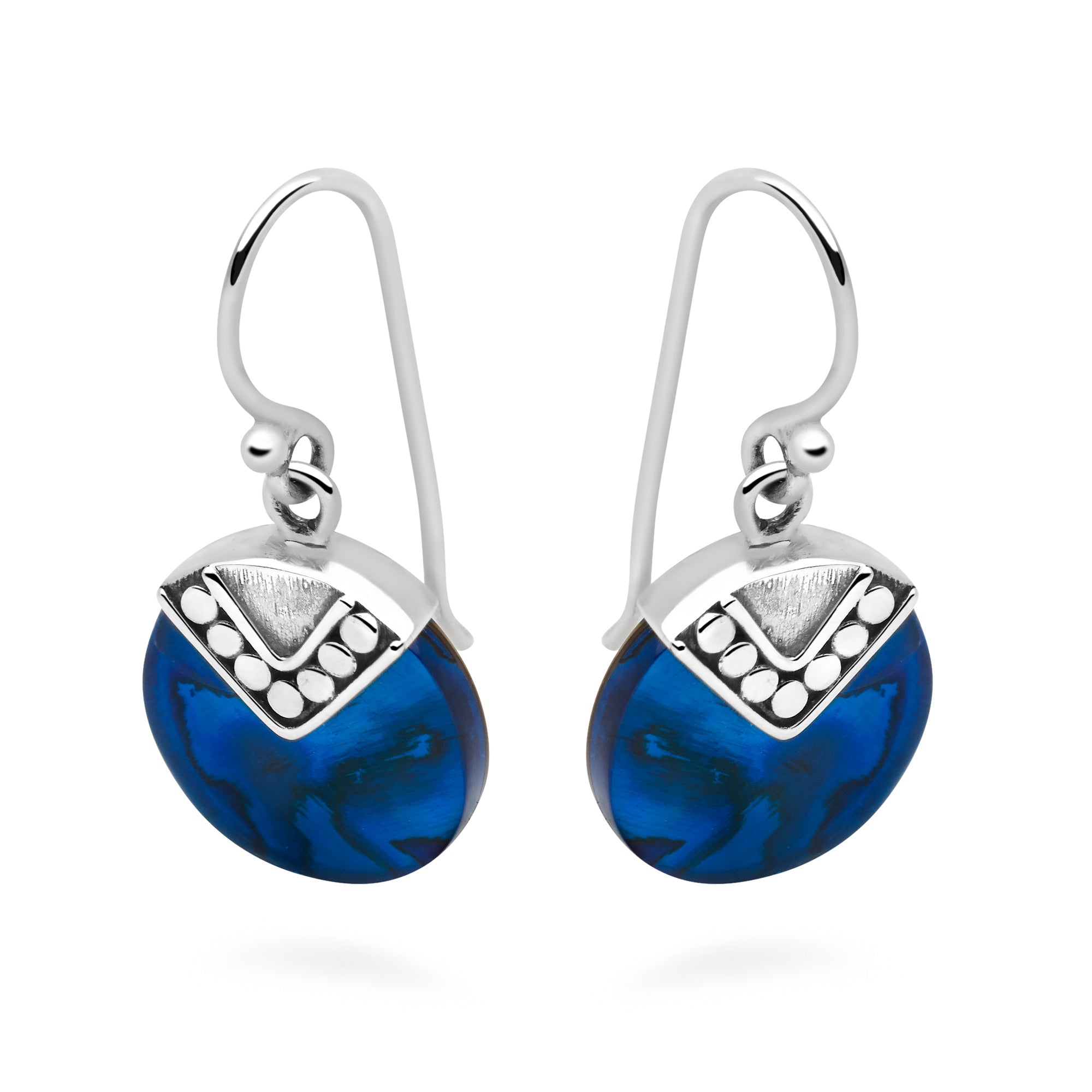 Midnight Ocean Earrings Silver by Mail