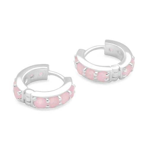 Blush Aura Hoops