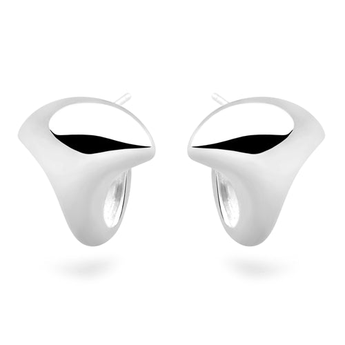 Silver Fleck Earrings