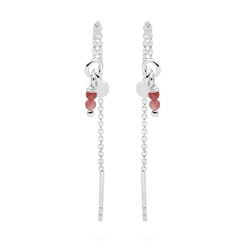 Boho Boule Earrings (Tourmaline)