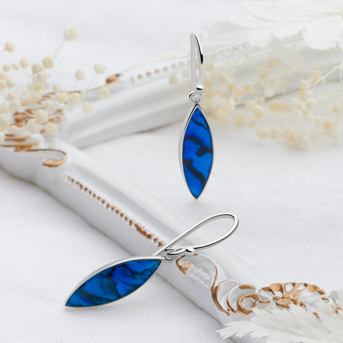 Marquise Blue Earrings