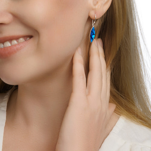 Marquise Blue Earrings