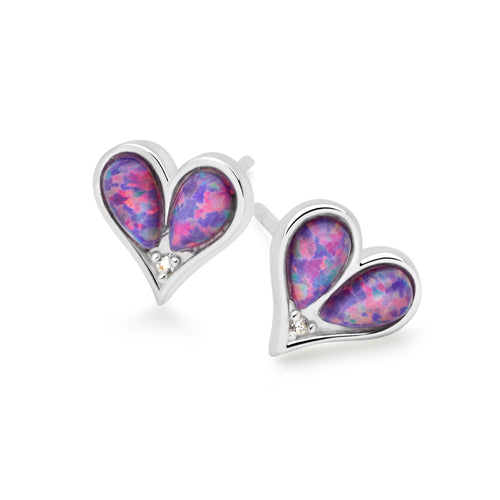 Opal Love Studs