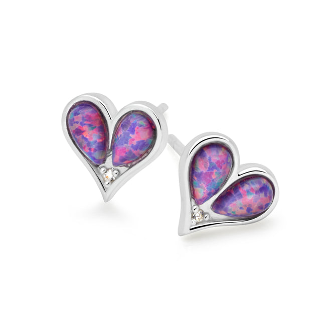 Opal Love Studs