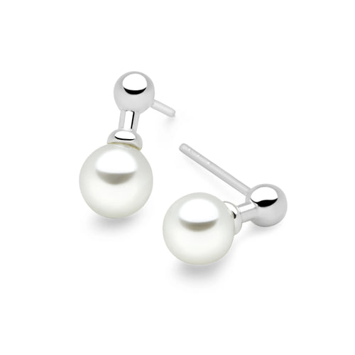 Beaded Pearl Earrings