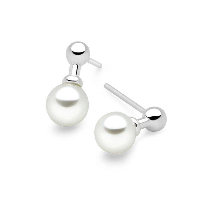 Beaded Pearl Earrings