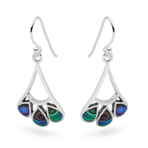 Abalone Frond Earrings