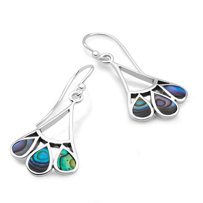 Abalone Frond Earrings