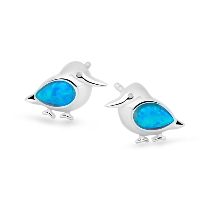 Bird of Opal Studs