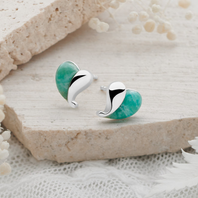 Mellow Heart Studs