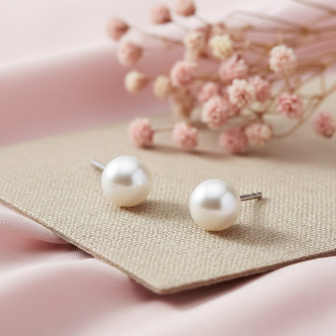 Luminous Pearl Studs
