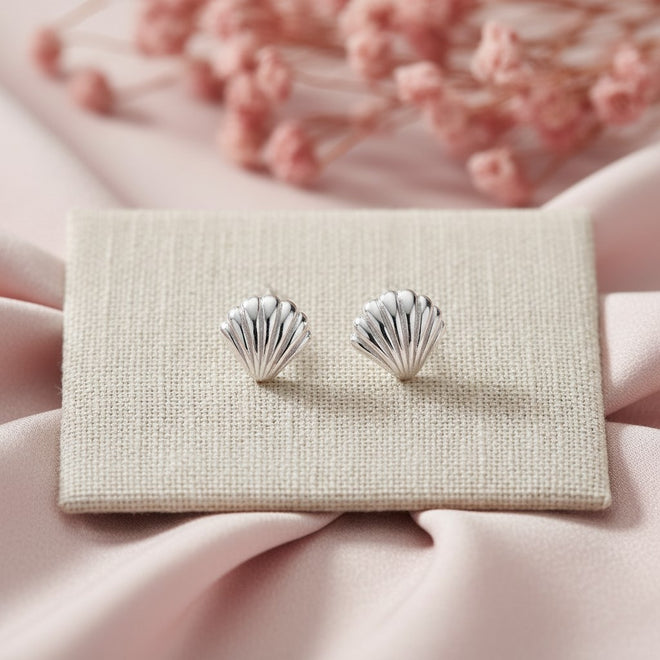 Seashell Studs