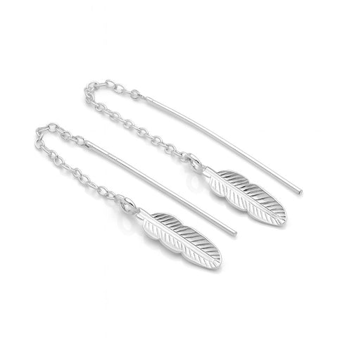 Falling Feather Earrings