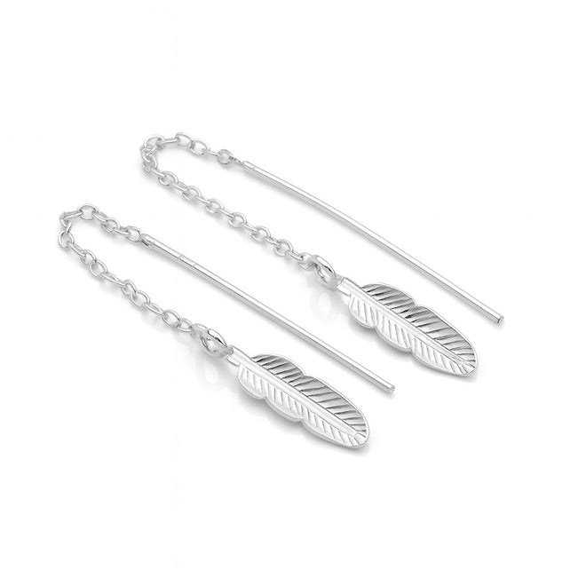 Falling Feather Earrings