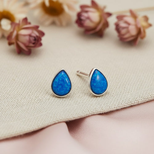 Mini Opal Petal Studs