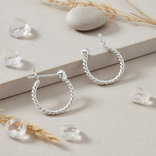Mini Twist Hoops