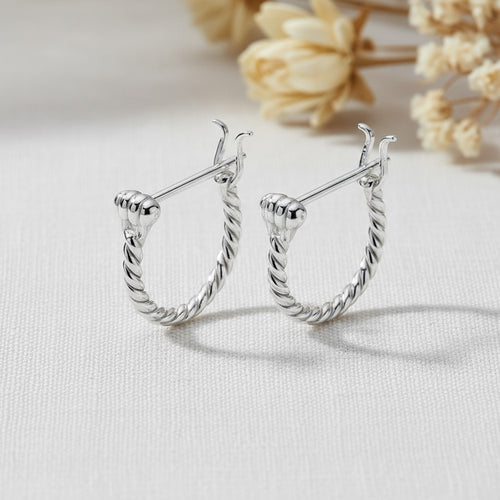 Mini Twist Hoops