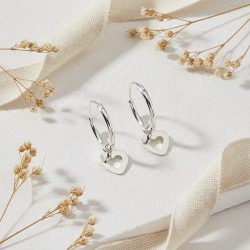 Charming Heart Hoops