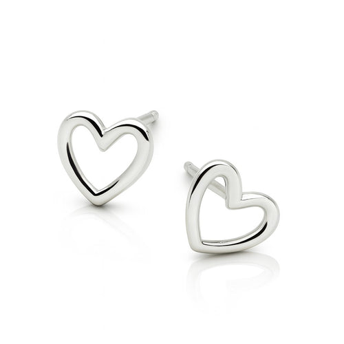 Timeless Heart Studs