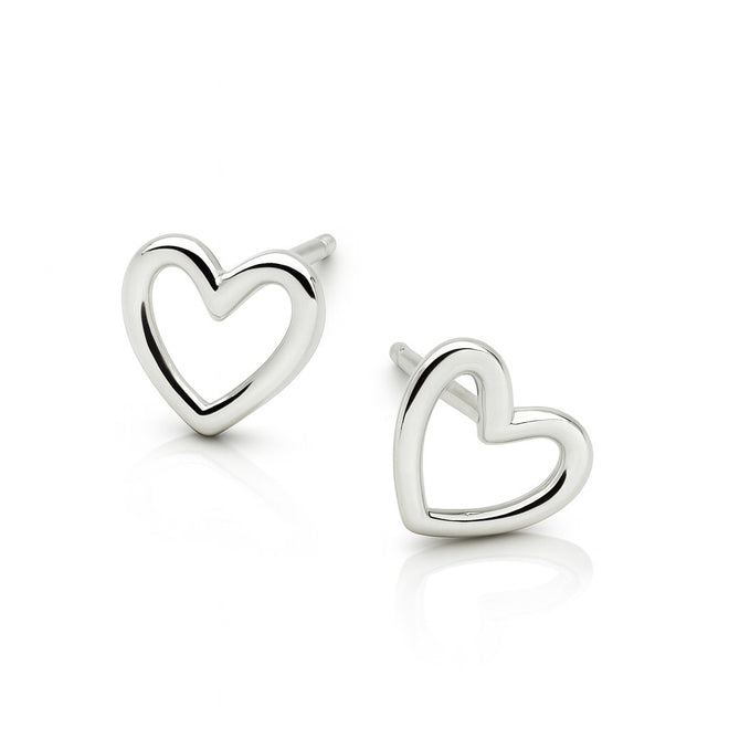 Timeless Heart Studs