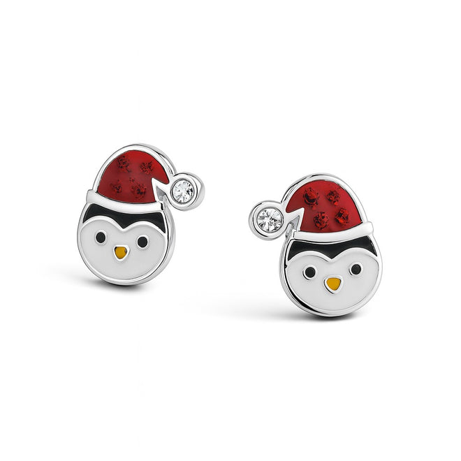 Sparkling Penguin Studs