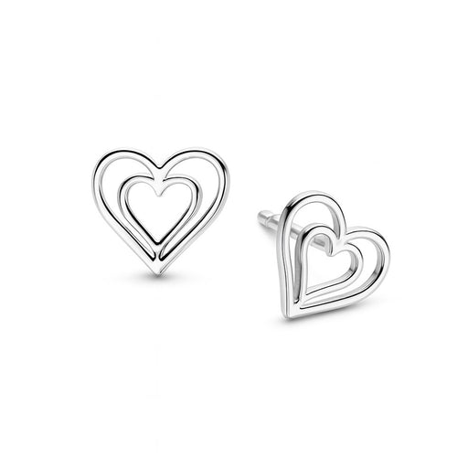 Heart Beam Studs